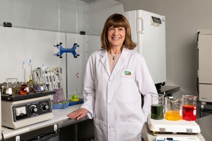 Dr. Barb Olson, 2021 inductee to the Alberta Order of Excellence, pictured on her official alberta.ca profile
