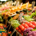A local produce stand with fresh vegetables
