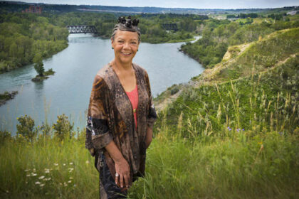 Portrait of Cheryl Foggo, Calgary author and filmmaker, Alberta Order of Excellence member