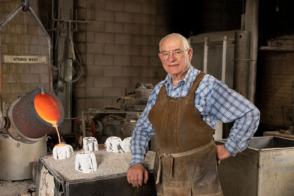 Portrait of bronze sculptor Don Begg, 2024 Alberta Order of Excellence inductee