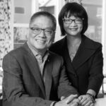 Portrait of Eleanor and Wayne Chiu, 2022 Southern Alberta Business Hall of Fame laureates and Trico Group founders
