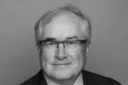 Portrait of Jim Bertram, 2025 Southern Alberta Business Hall of Fame laureate and founder of Keyera Corp