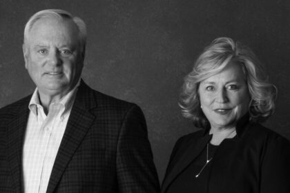 Portrait of Michael and Heather Culbert, 2025 Southern Alberta Business Hall of Fame laureates and Calgary energy and philanthropy leaders