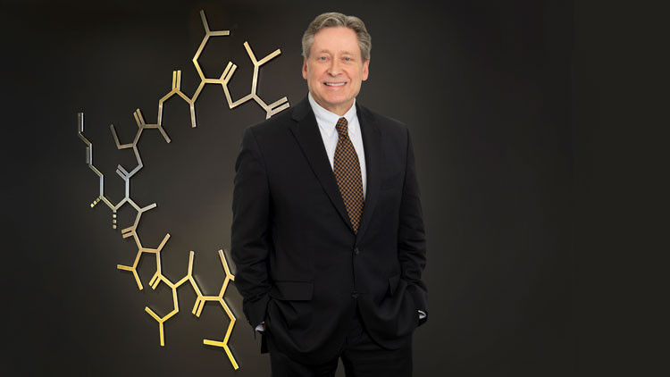 Portrait of pharmaceutical scientist Dr. Robert Foster, 2024 Alberta Order of Excellence inductee