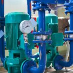 Pipework and valve assemblies on an industrial injection site